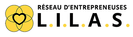 Lilas Logo Et Texte Blanc